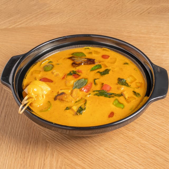 Yellow Curry Chicken.