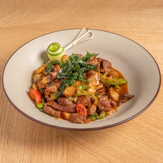 Spicy Ribeye Basil Lunch