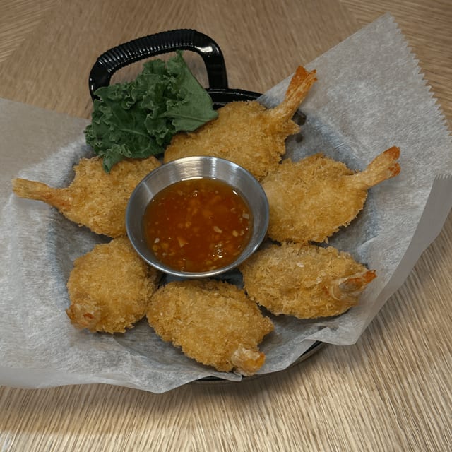 Breaded Shrimp.